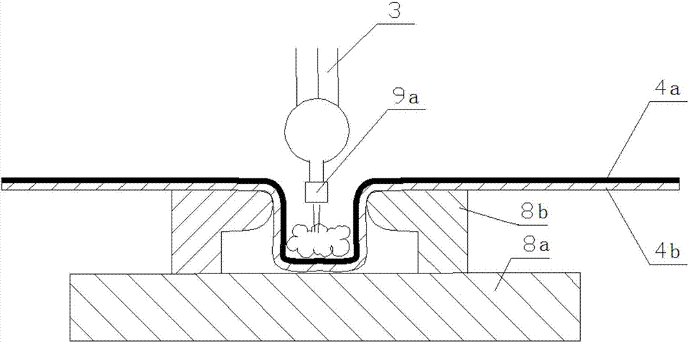 A progressive laser shock continuous riveting method and device