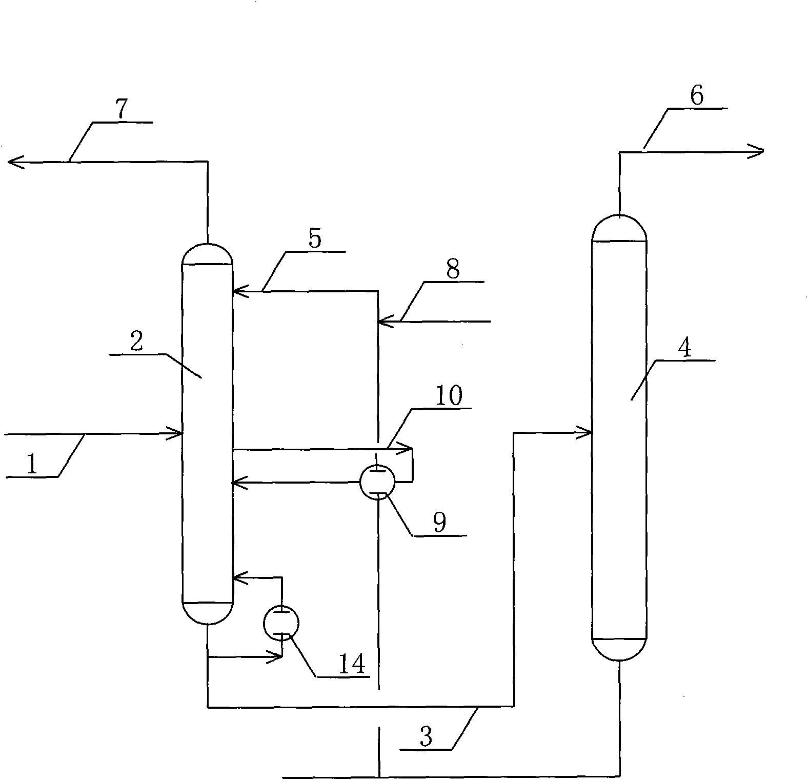 Refining method of virgin gas containing ethane used in process for preparing ethylbenzene by ethane