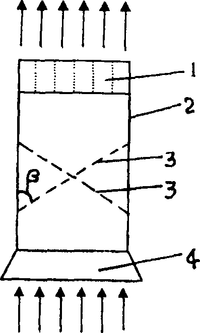 Energy-saving cylindrical collector equipped with flow guide plate