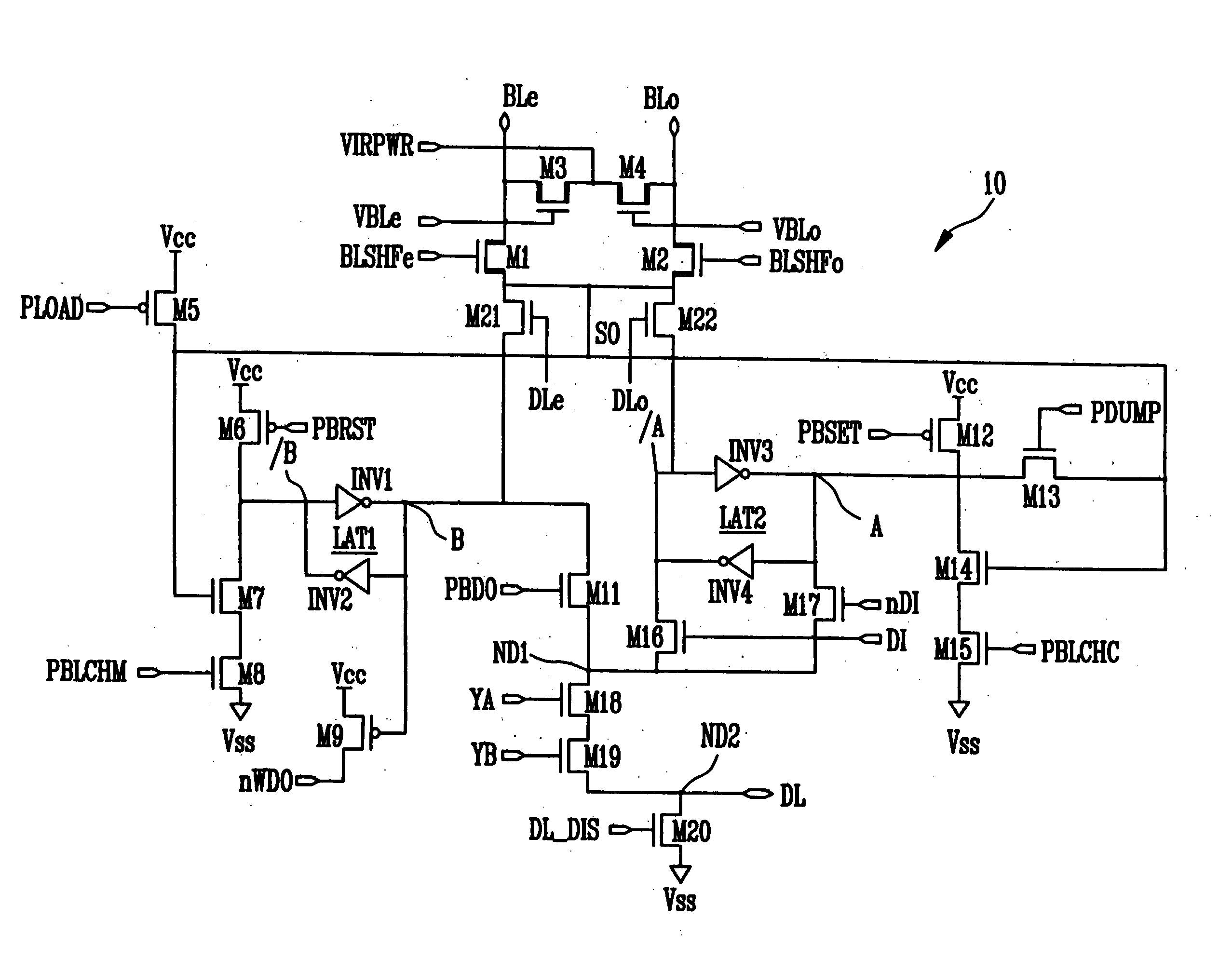 Page buffer of flash memory device and data program method using the same