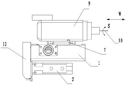 Punching device for fuselage frame