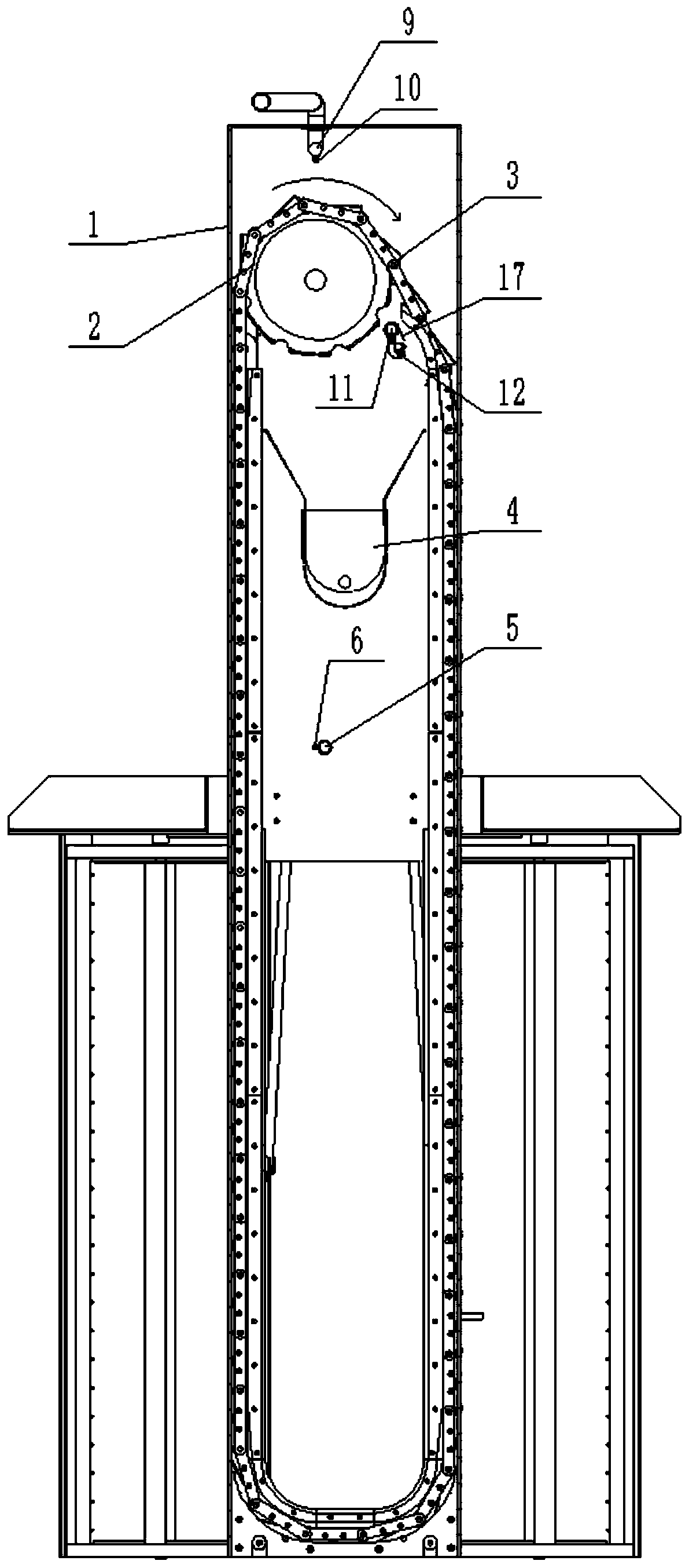 Method for grating trash-holding treatment