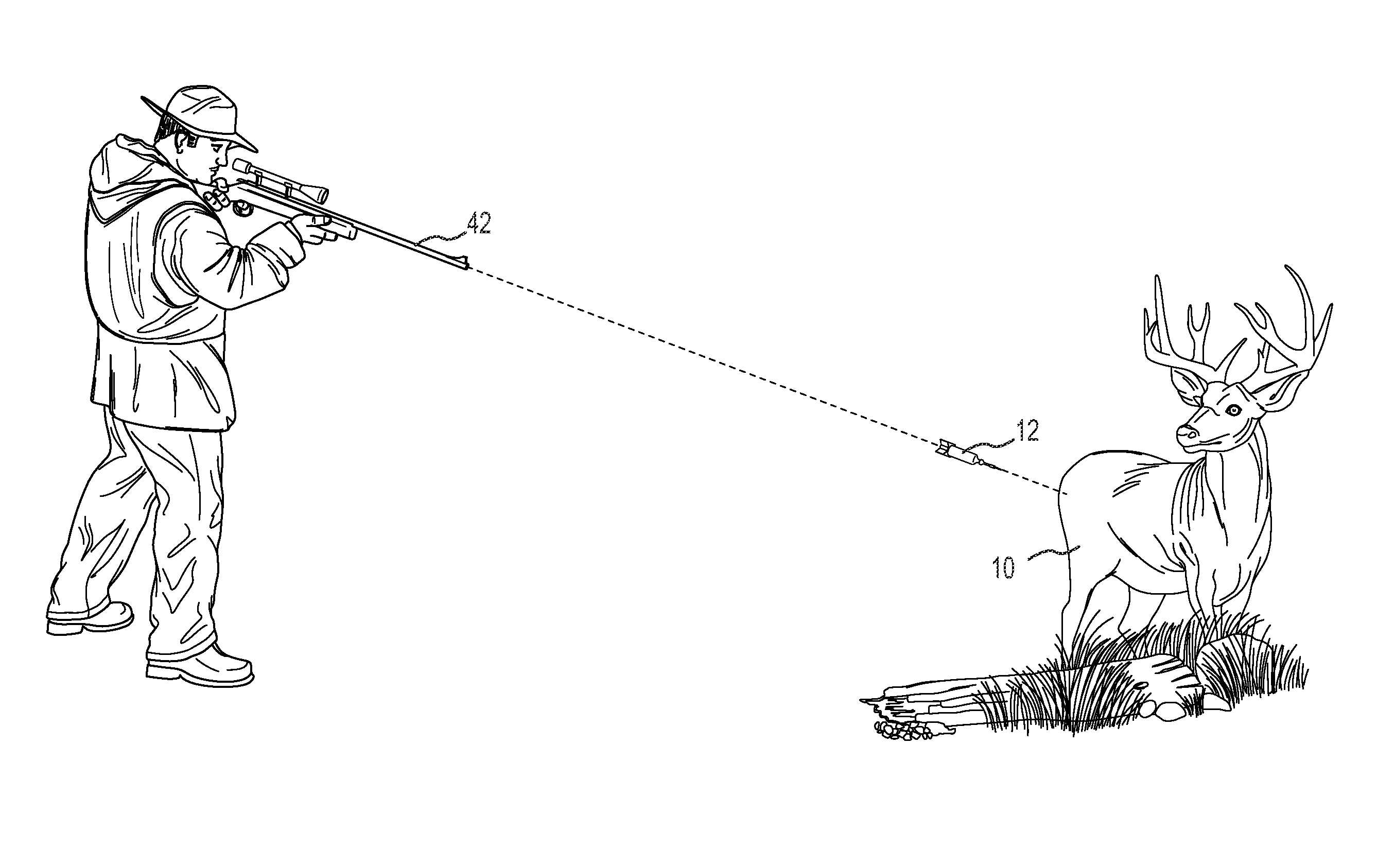 Pharmaceutical Combination for and Method of Anesthetizing and Immobilizing Non-Domesticated Mammals