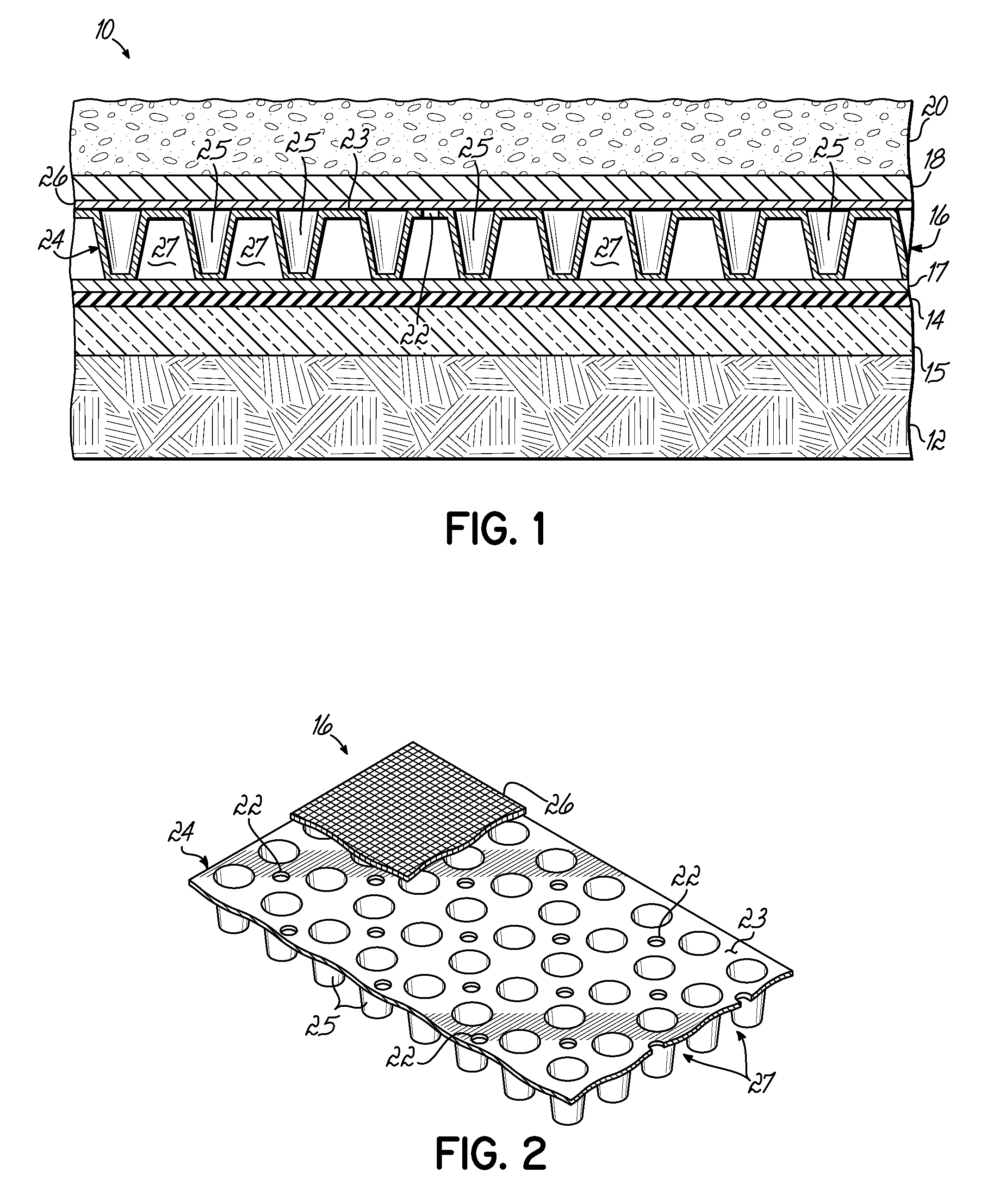 Ballasted storm water retention system