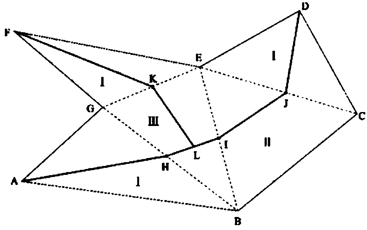 Long and narrow map spot partitioning method and device, computer equipment and storage medium