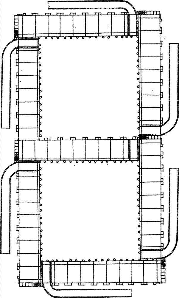 Ground-well-free noiseless, closeable and fireproof high building provided with natural air conditioner and two-layer floor garage