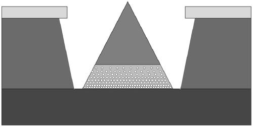 A field emission cathode structure with a flow-limiting resistance variable layer and its preparation method