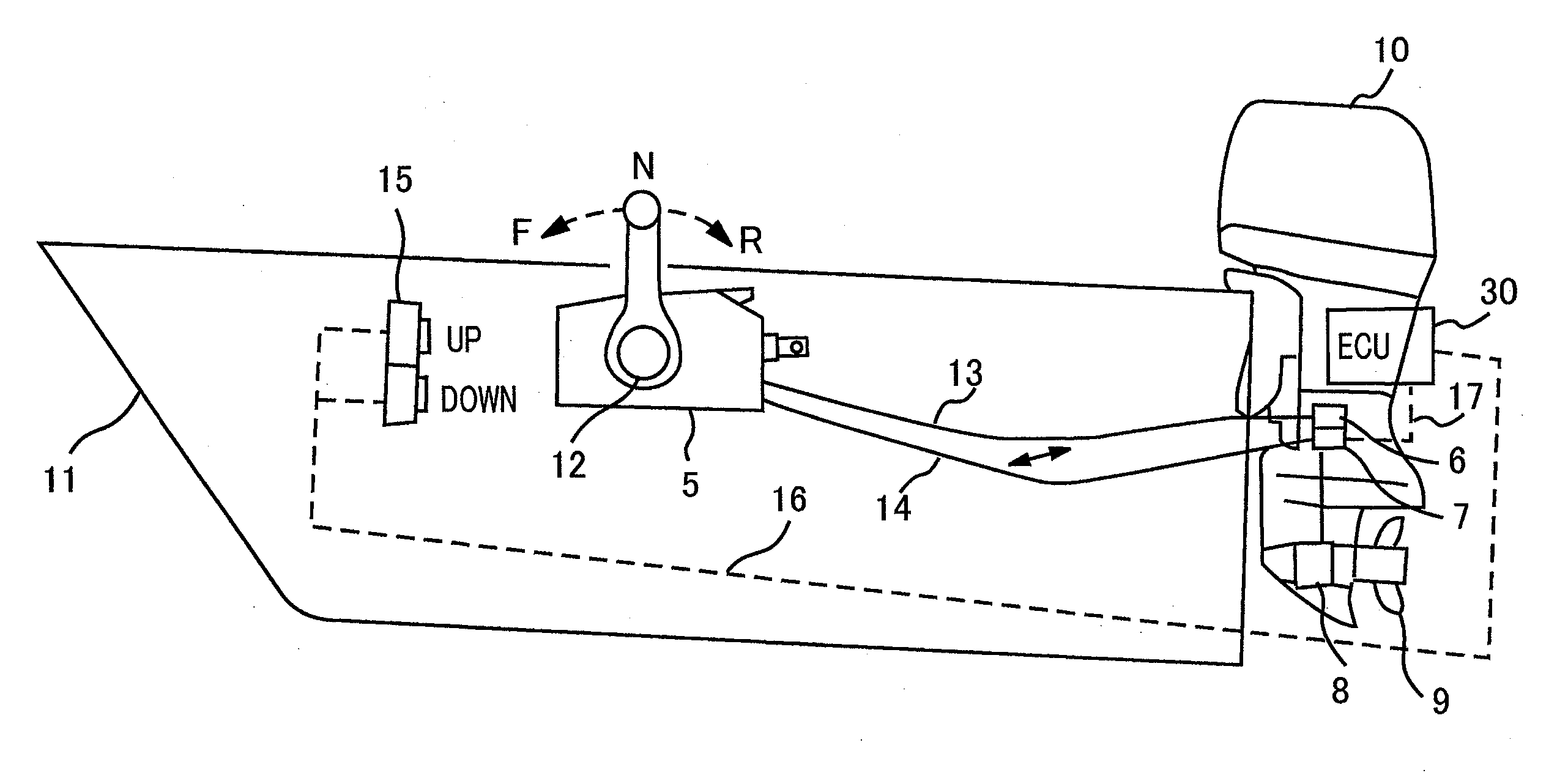 Idling rotation speed control apparatus