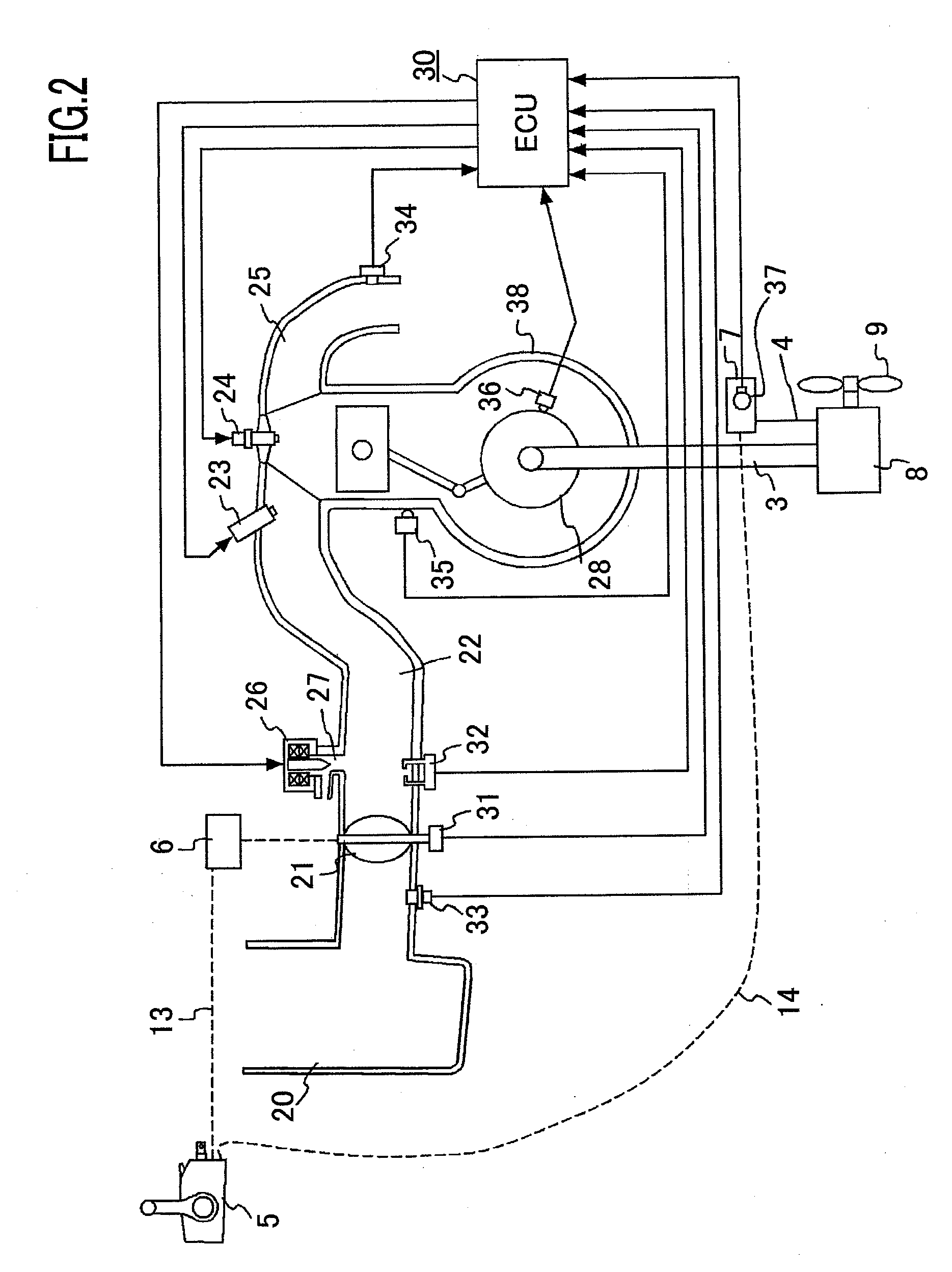 Idling rotation speed control apparatus