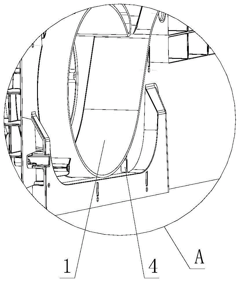 Condensed water drainage structure for clothes dryer and clothes dryer