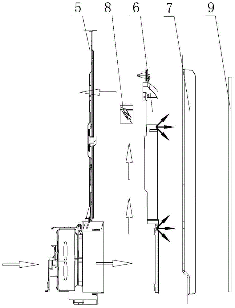 Condensed water drainage structure for clothes dryer and clothes dryer