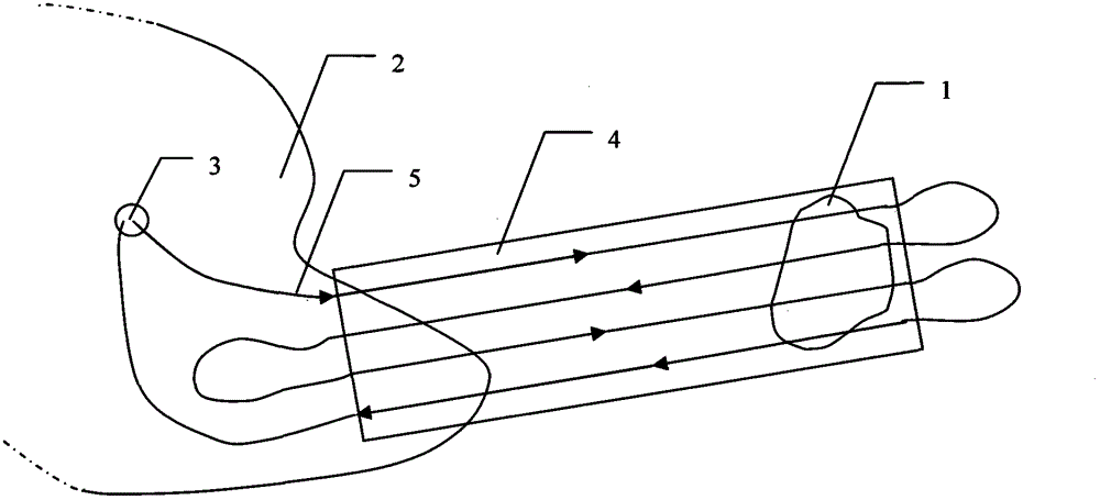 Island-air triangular measuring method based on GPS/IMU positioning and orientating technology