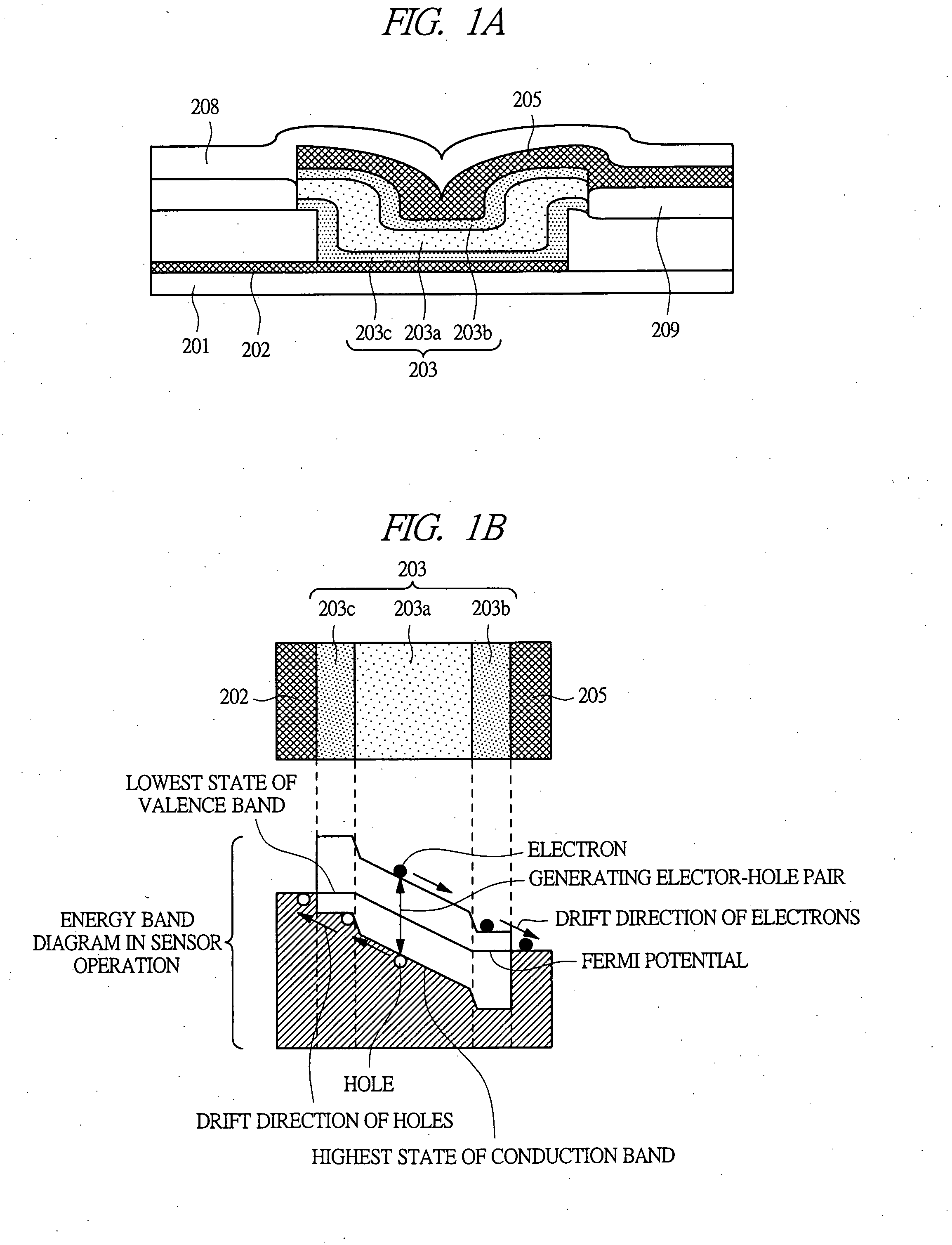 Optical sensor element, optical sensor device and image display device using optical sensor element