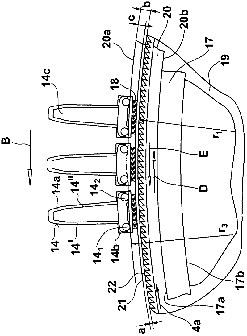 Supplying thermal energy to a working element and/or cover element of a flat card or roller card