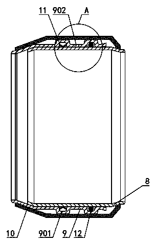 Pipeline winding coating machine and winding coating method thereof