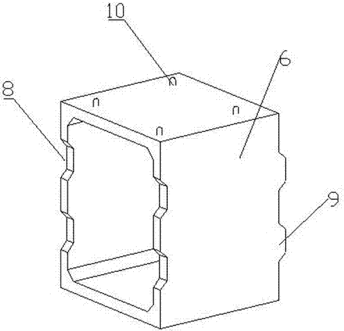 Construction method for prefabricated box culvert above running subway shield interval structure