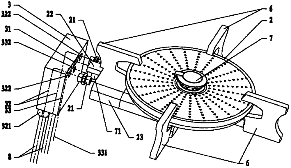 Modular gas stove