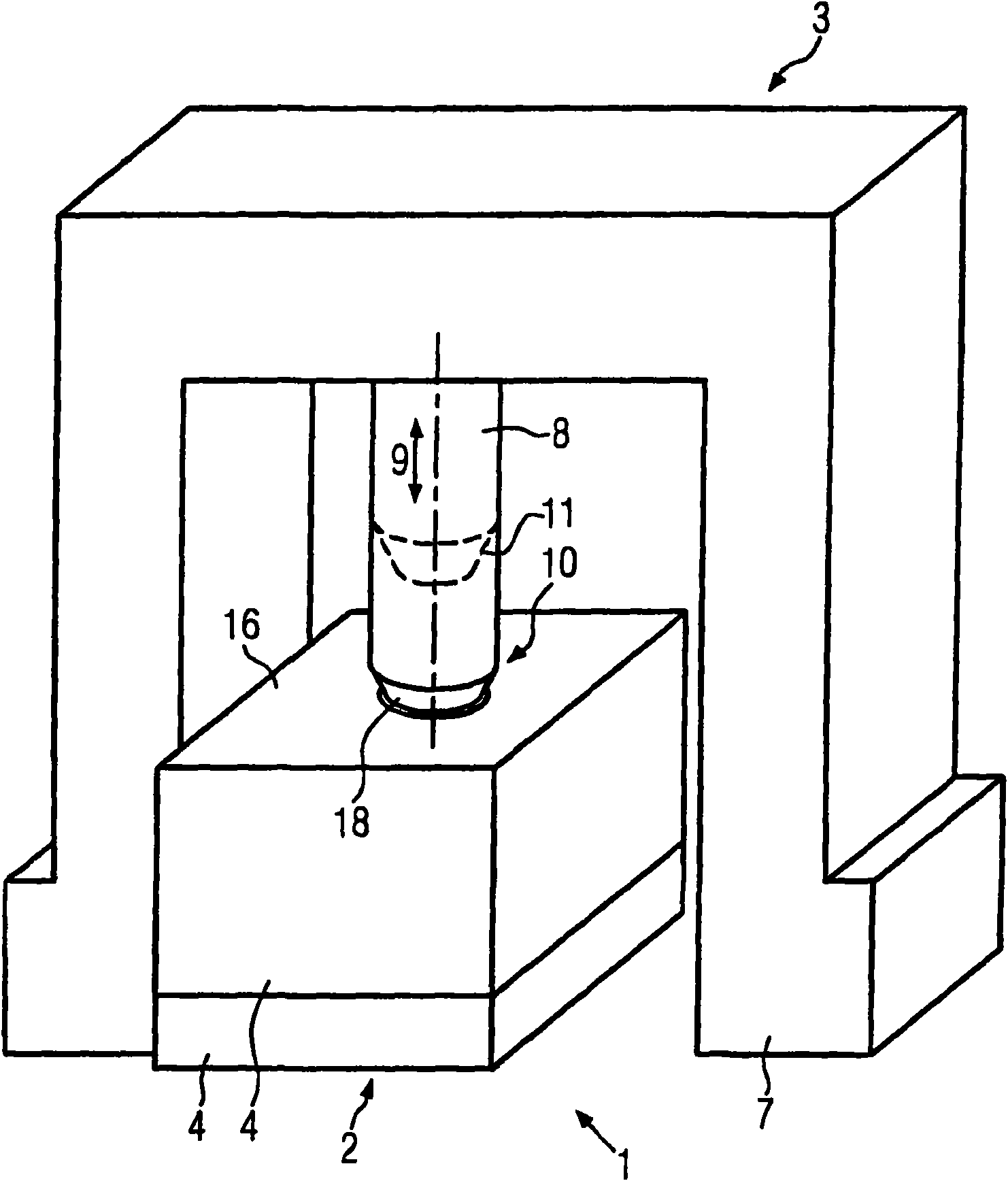 Method and mould arrangement for explosion forming