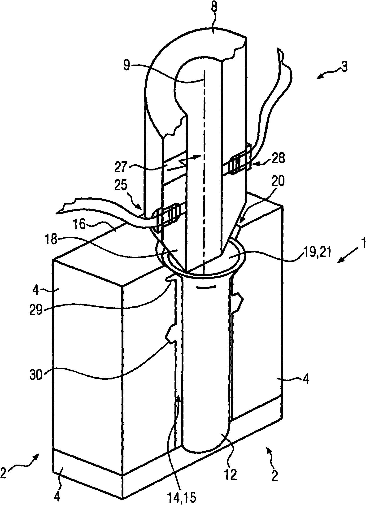 Method and mould arrangement for explosion forming