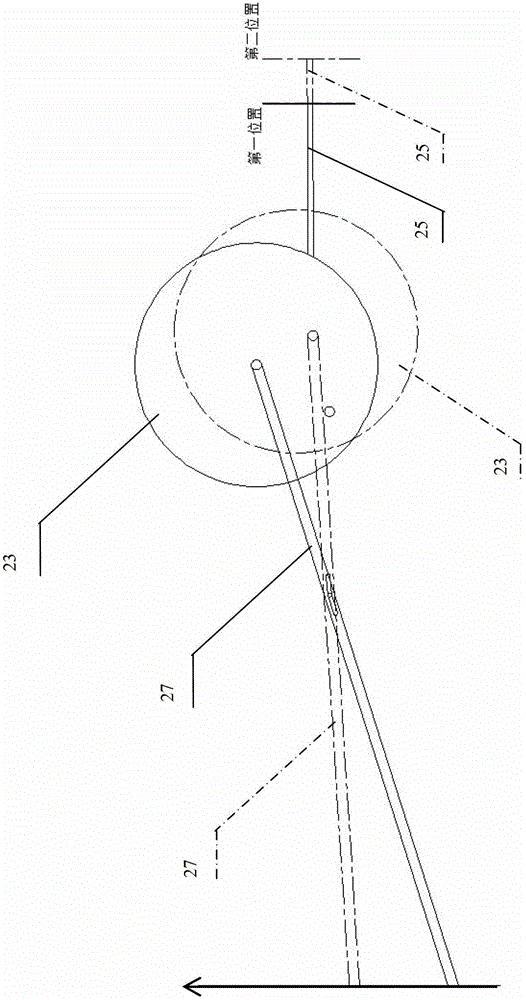 Negative feedback type air valve device