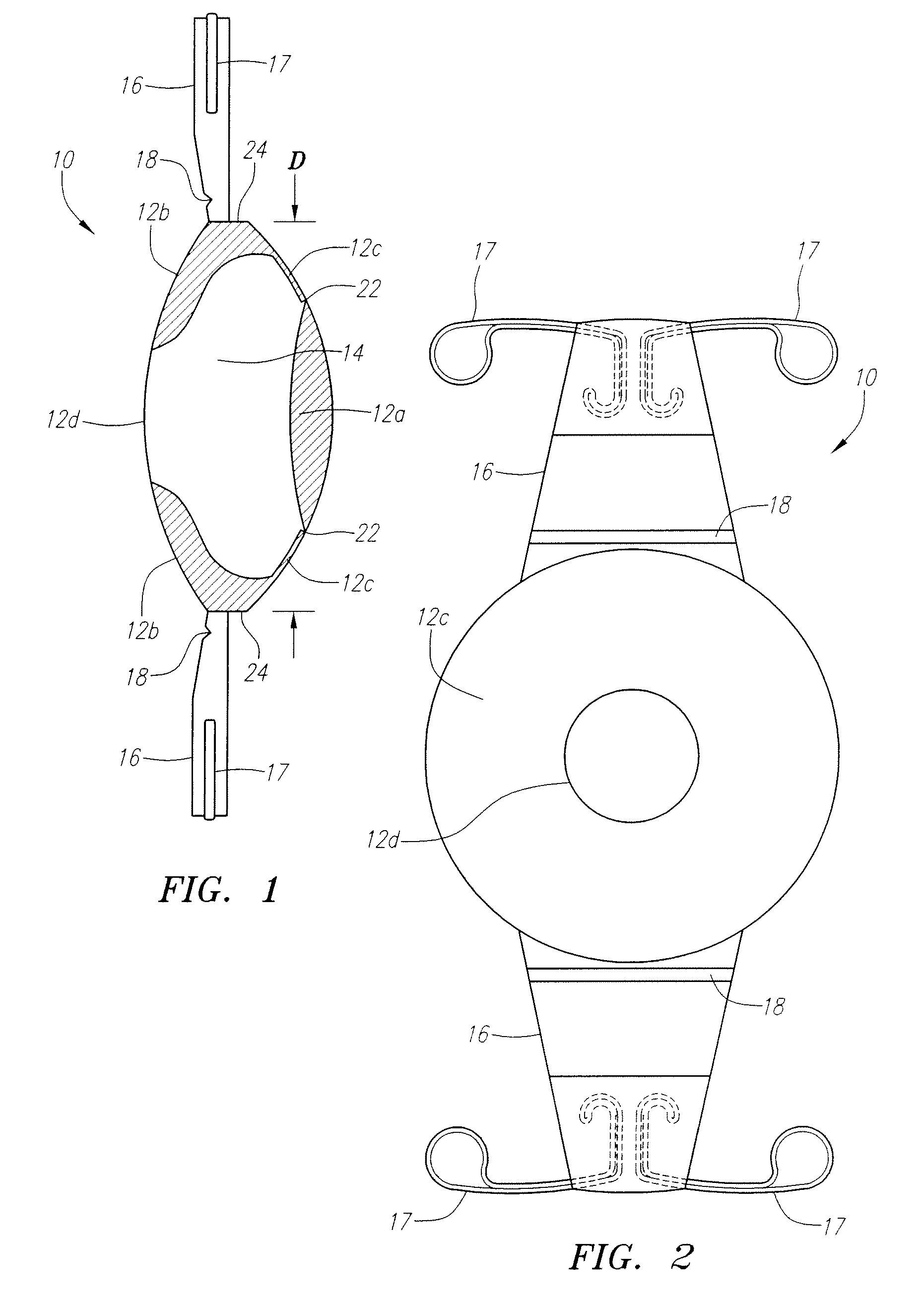 Hydrolic accommodating intraocular lens