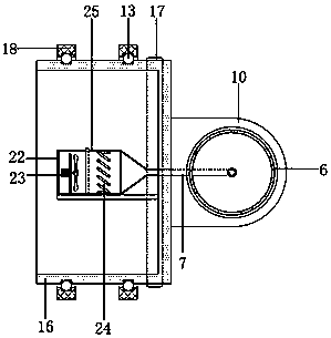 Drum-type drying device for dendrobium officinale processing