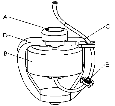 Structure of a separating disk used for blood continuous centrifugal separation