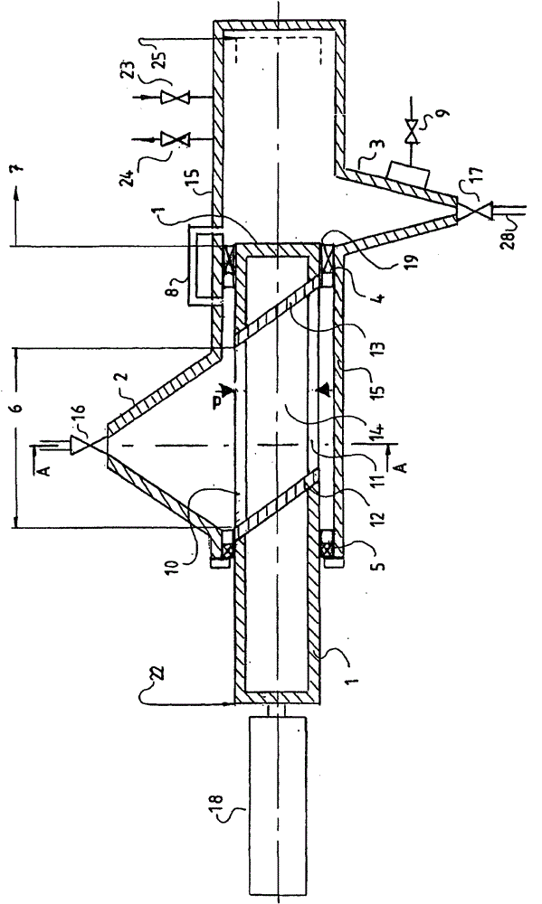 Dosing and/or transport of powdery and/or pourable solids