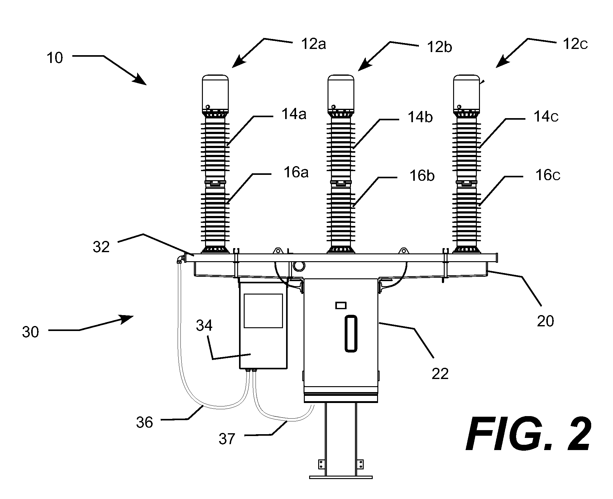 Current monitoring device for high voltage electric power lines