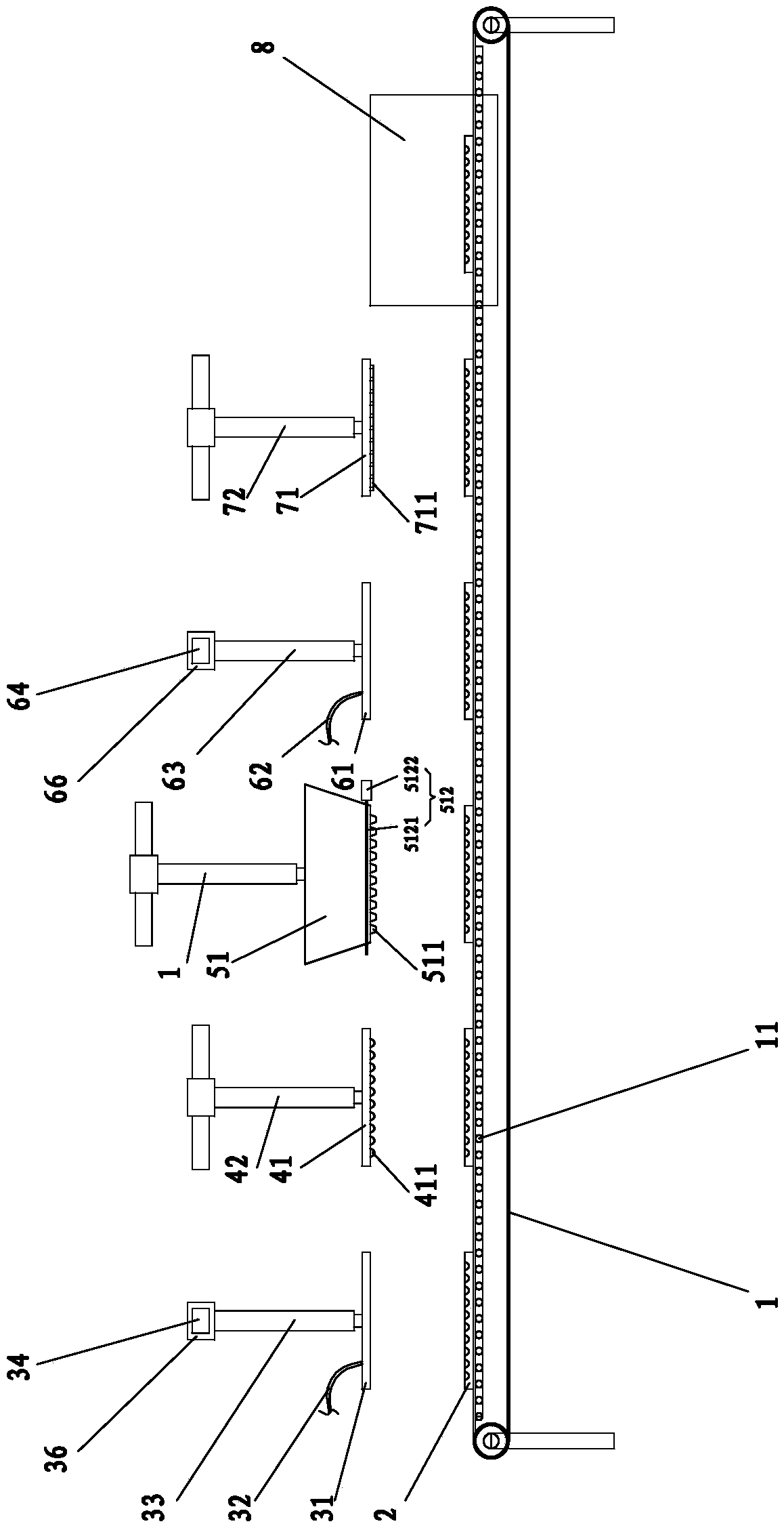 Antibiotic-free pig feed formula and processing process thereof