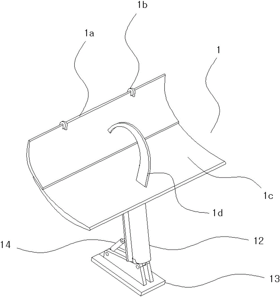 Automobile downward pressure adjusting device