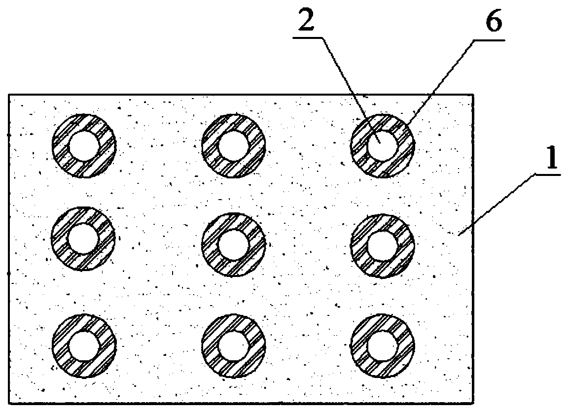 Foundation pit support and construction road integrated structure and construction method