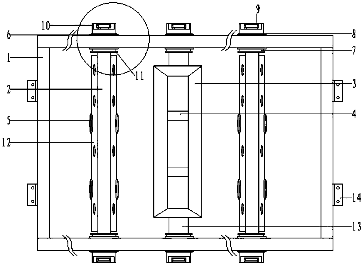 Ceiling structure capable of being freely dismounted