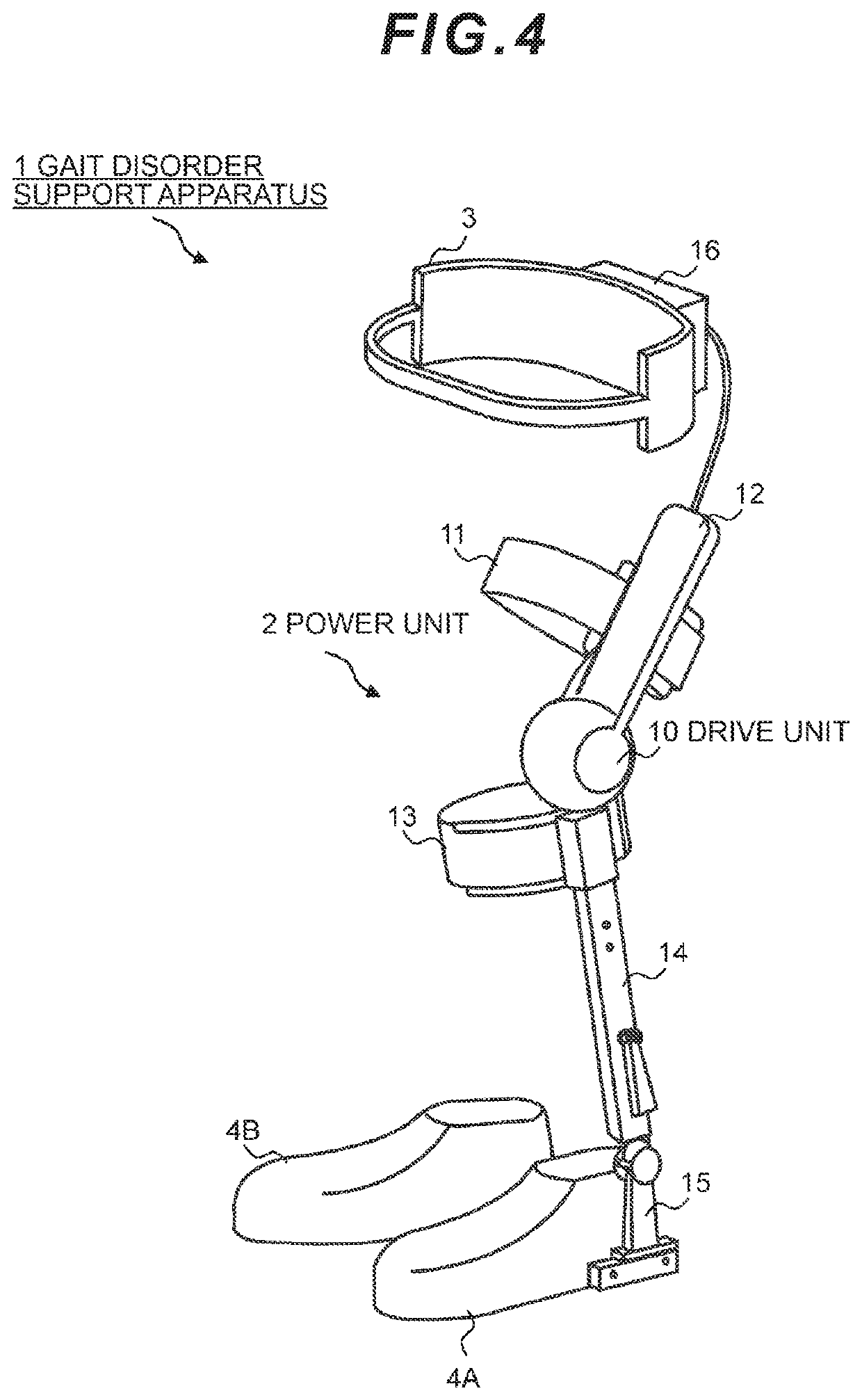 Gait disorder support apparatus and gait disorder support method