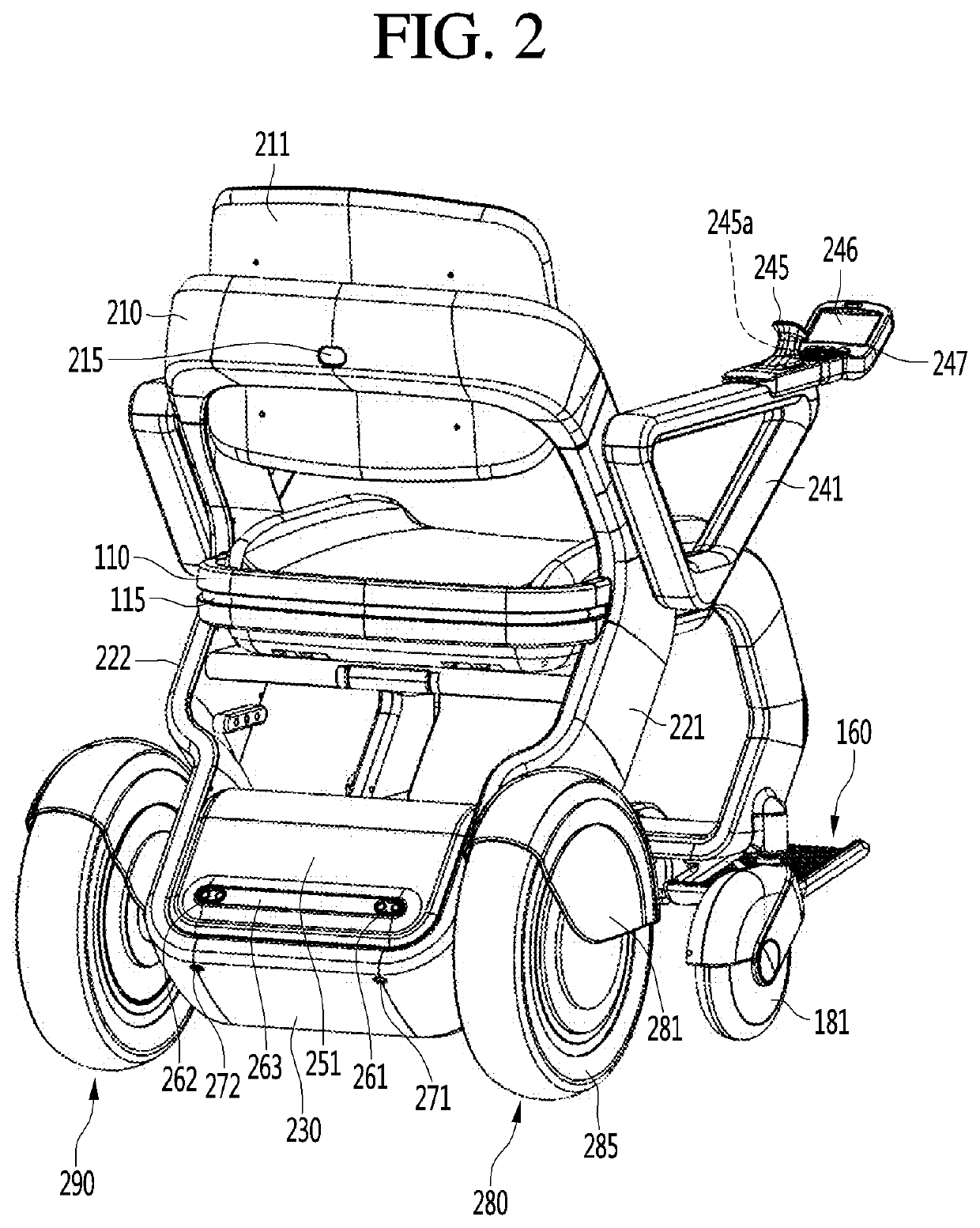 Motorized wheelchair and control method thereof