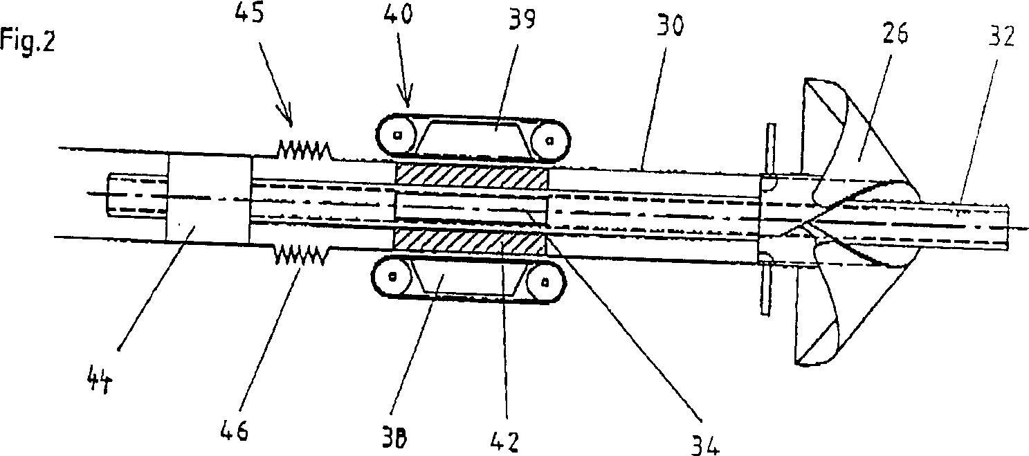 Equipment for producing filmed pipe by filmed strip