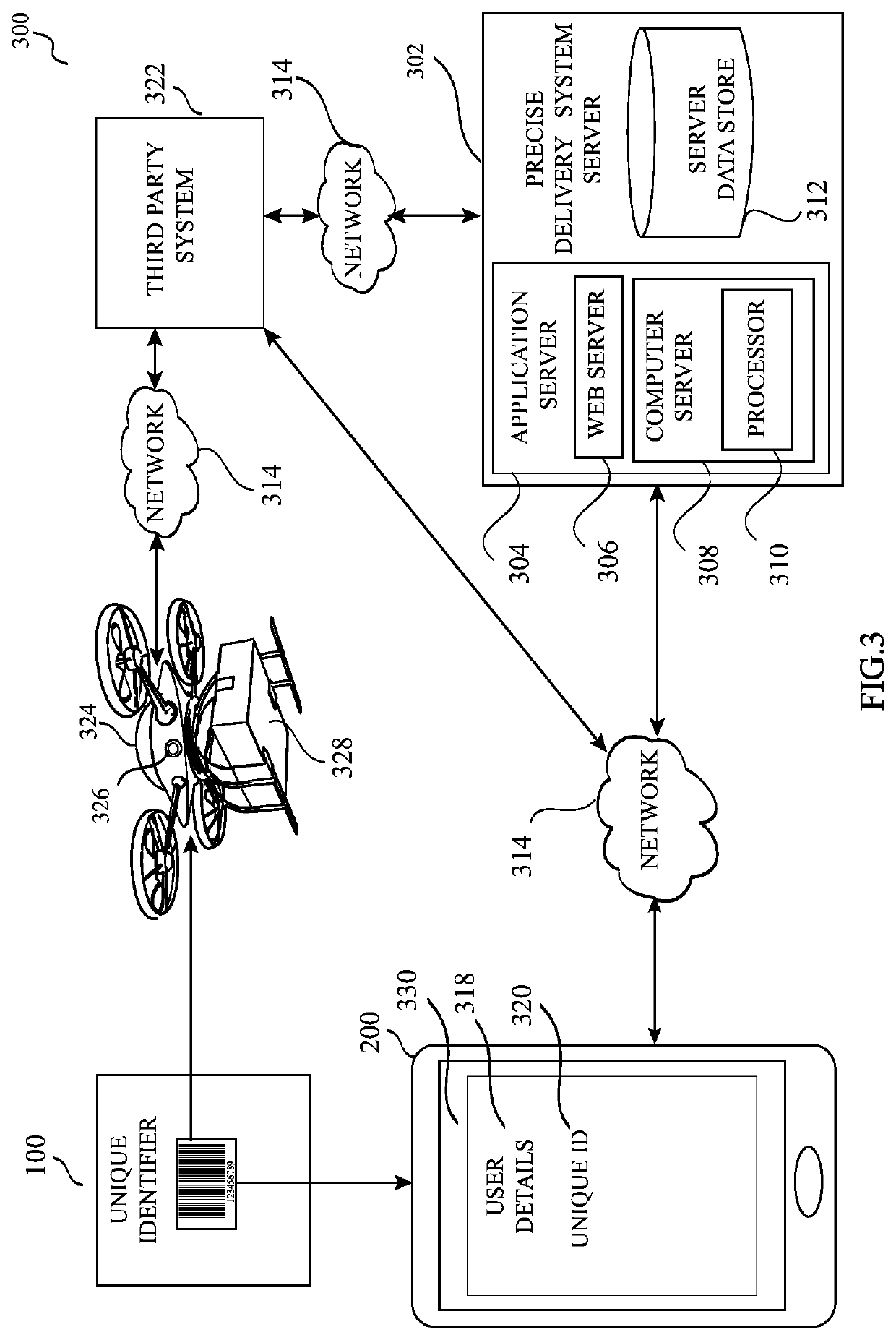 Cooperative system and method for precise autonomous delivery