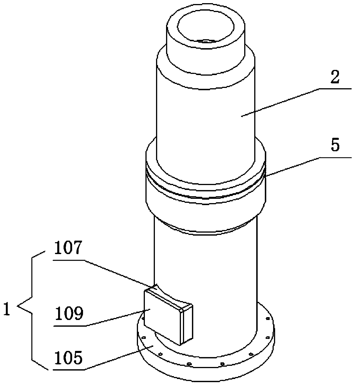 Rotary connecting device of robot end executing mechanism