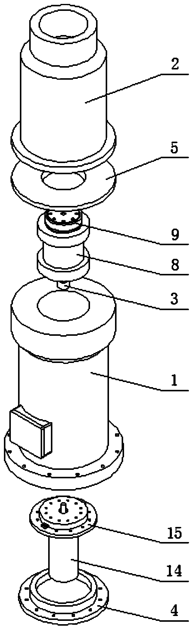 Rotary connecting device of robot end executing mechanism