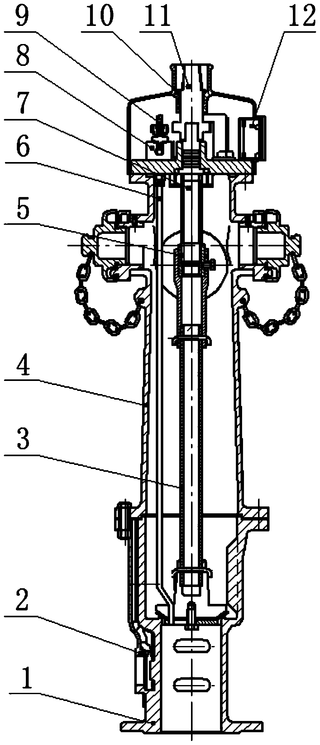 Intelligent fire hydrant, control system and control method thereof