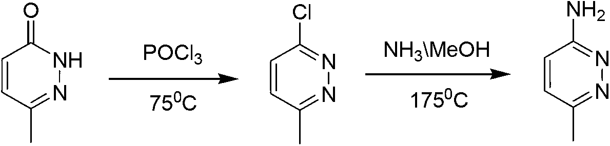 Method for industrial preparation of 6-methyl-3-aminopyridazine