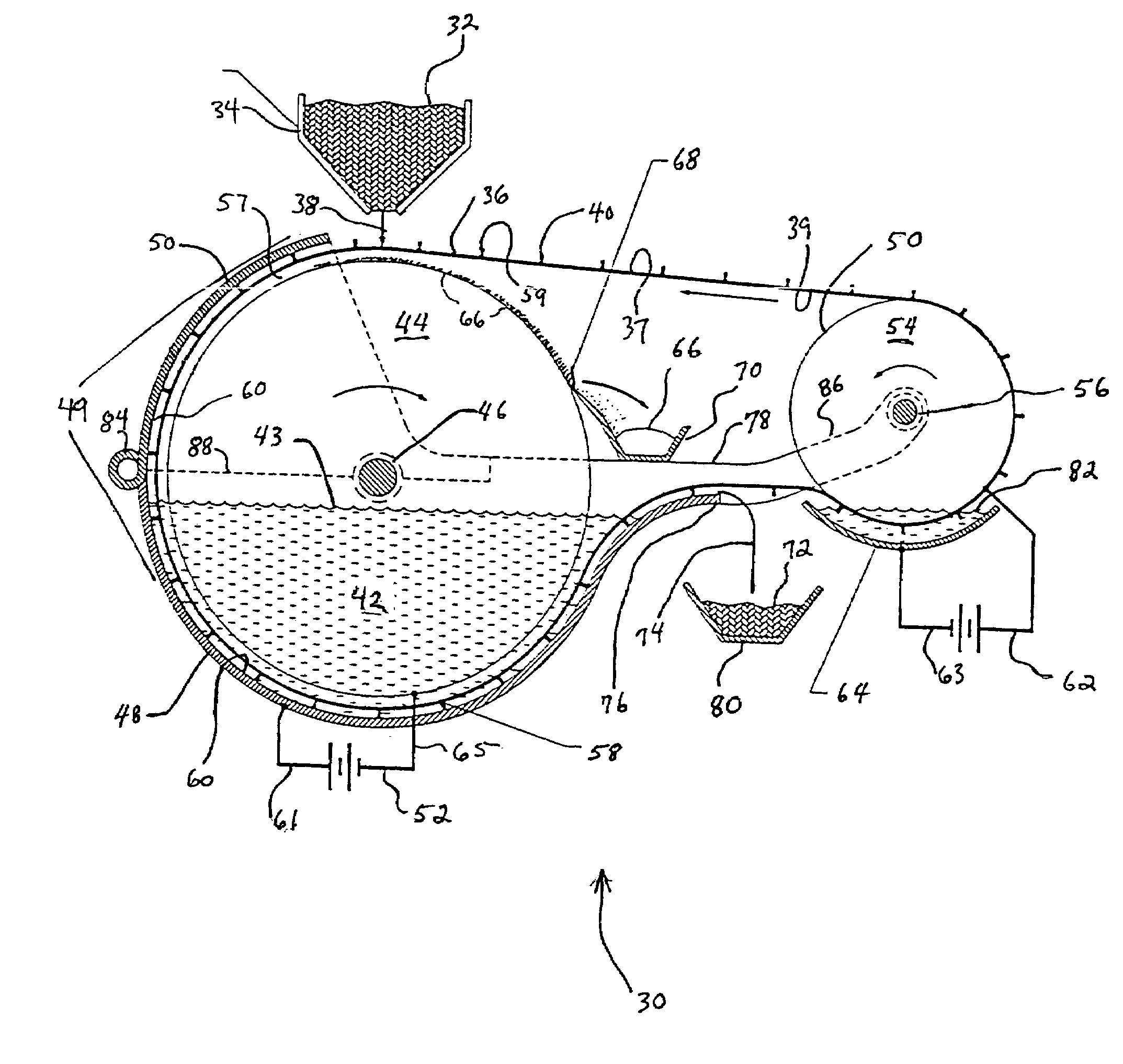 Continuous process electrorefiner