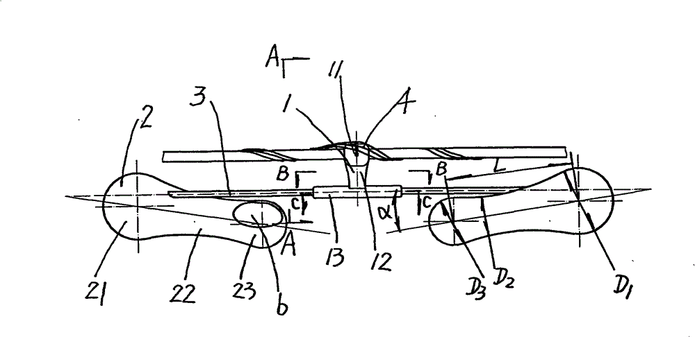 Damper for 1000kV extra-high voltage alternative-current transmission line