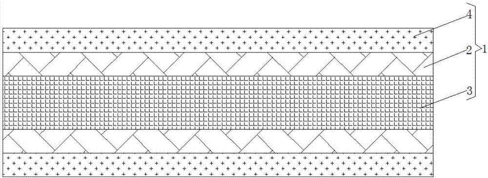 Non-asphalt-based reaction type pre-paving macromolecular self-adhesion adhesive film waterproof coiled material