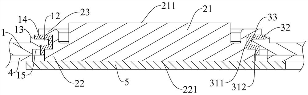 Top cover assembly, assembling method of top cover assembly and battery