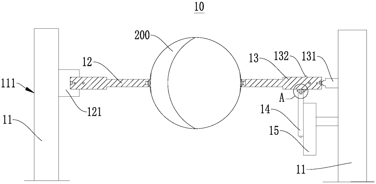 Fiber winding auxiliary tool and winding forming method