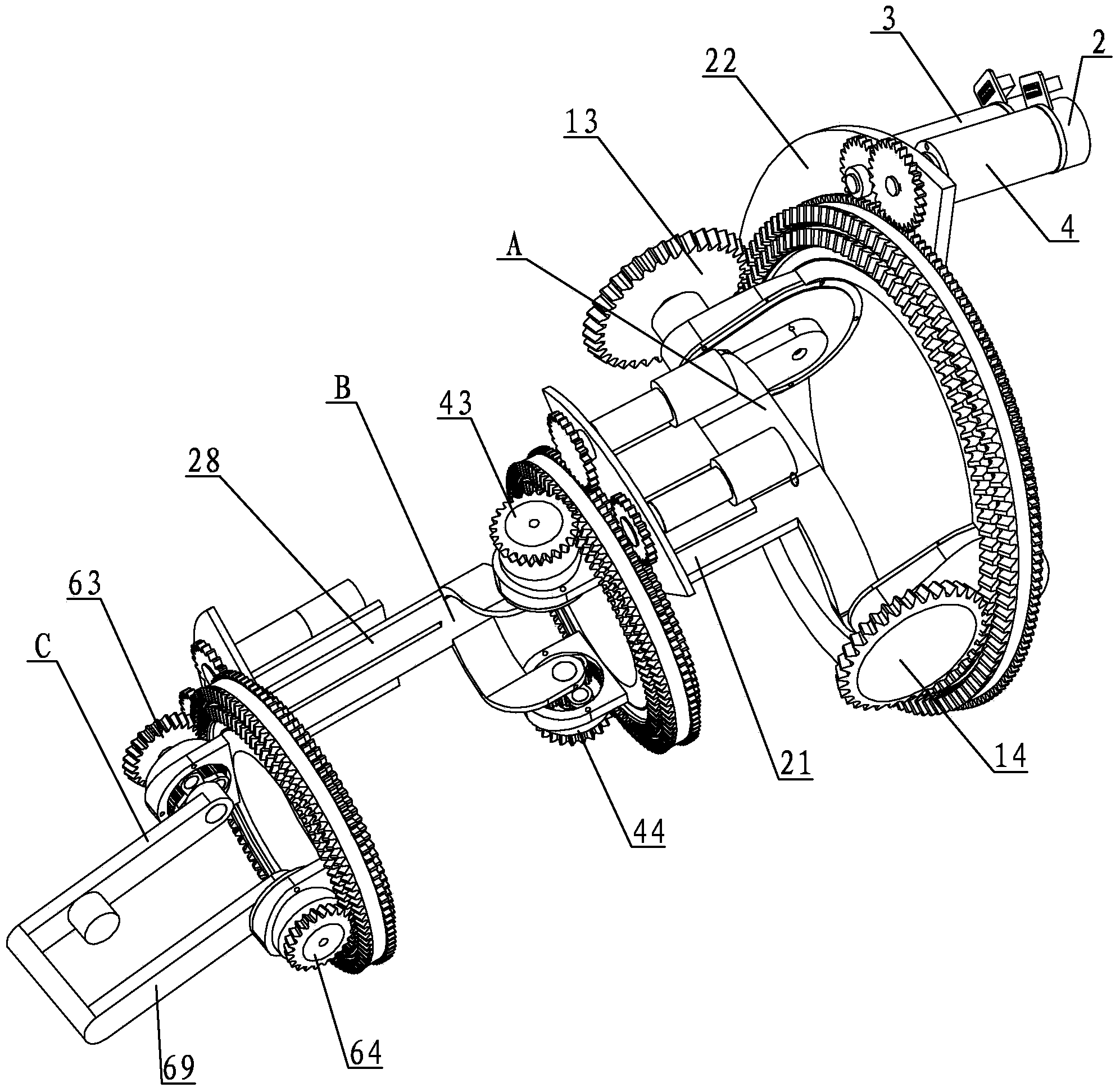 Upper limb exoskeleton based on parallel driving joint