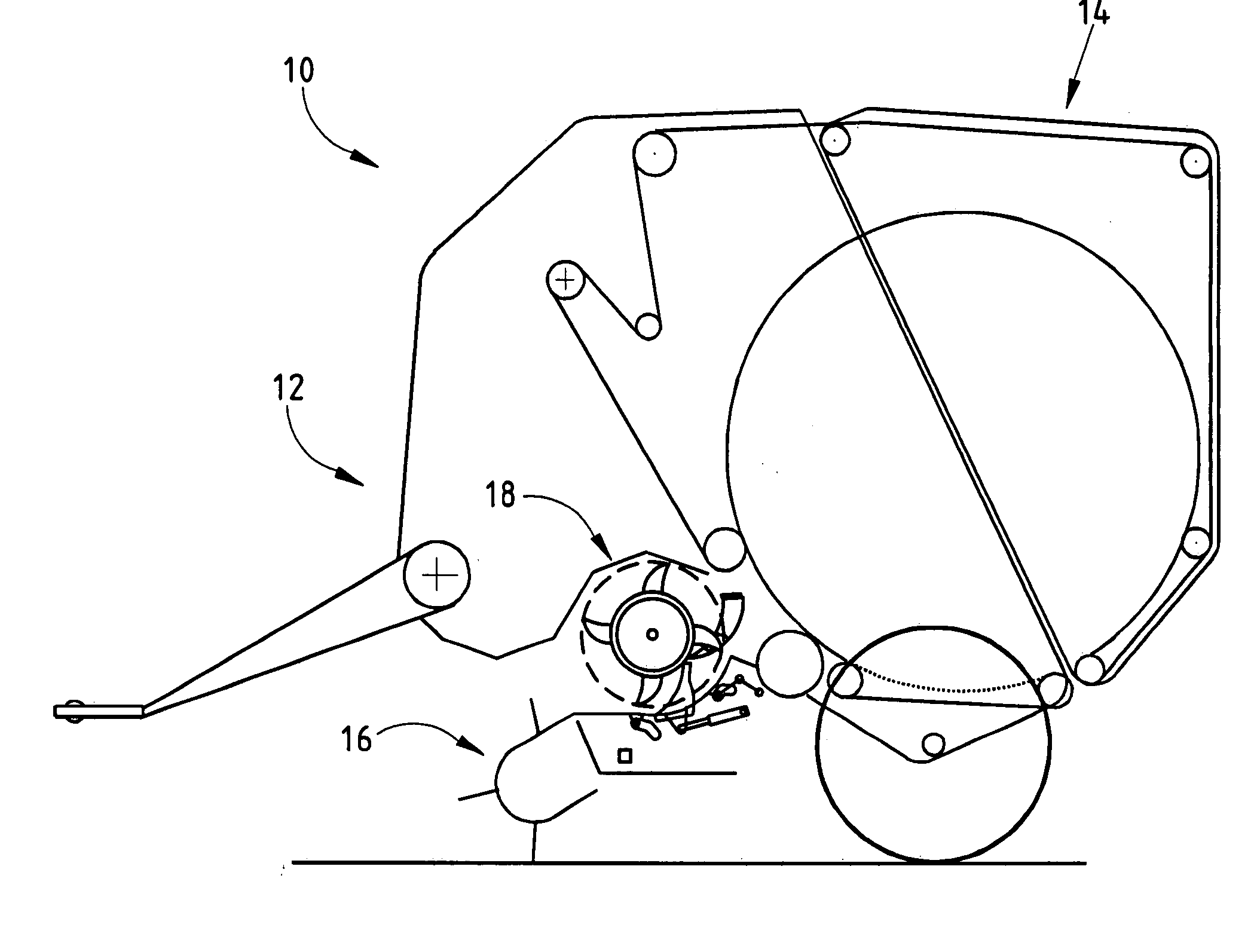 Crop processing device with relief system