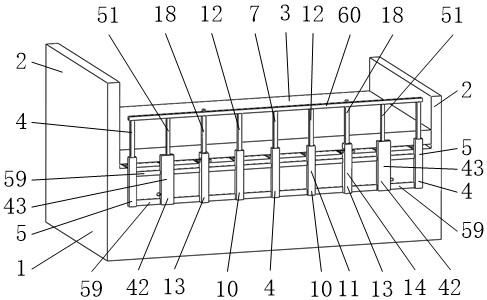 Temporary guardrail for medical or nursing bed