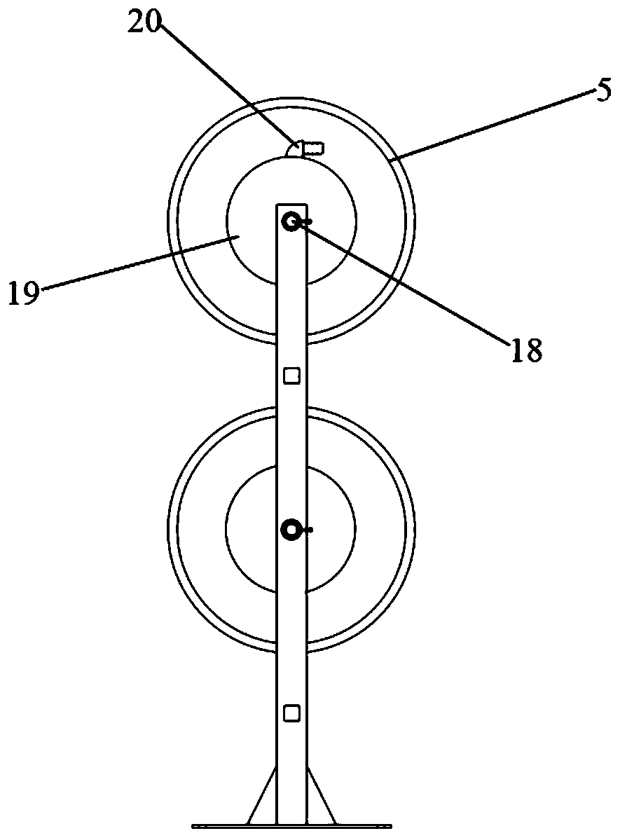 Petrochemical special hose station medium treatment method